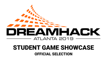 An image of an icon reading Dreamhack Atlanta 2019, Student Game Showcase Official Selection